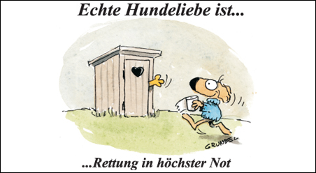 Echte Hundeliebe…