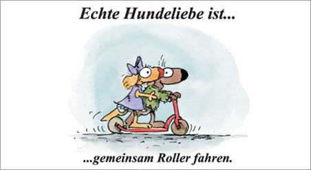 Echte Hundeliebe…