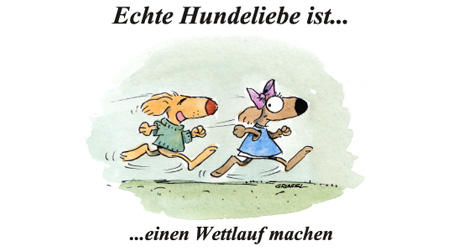 Echte Hundeliebe…