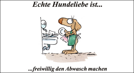 Echte Hundeliebe…