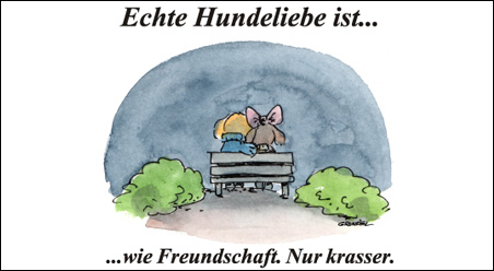 Echte Hundeliebe…