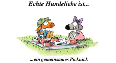 Echte Hundeliebe…