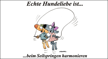 Echte Hundeliebe…